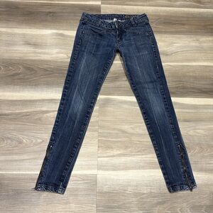 Mango Women's Dark Blue Denim low rise skinny size 4 jeans